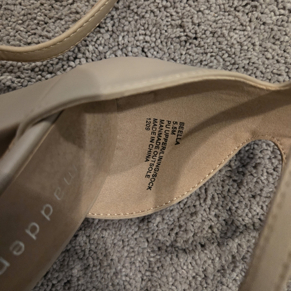 Madden Girl Beella Blush Block Heels 5.5 - Picture 6 of 6